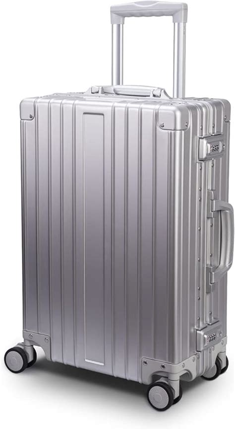 Review TRAVELKING All Aluminum Carry On Luggage Zipperless Hard Shell Luggage Case with TSA Lock ...