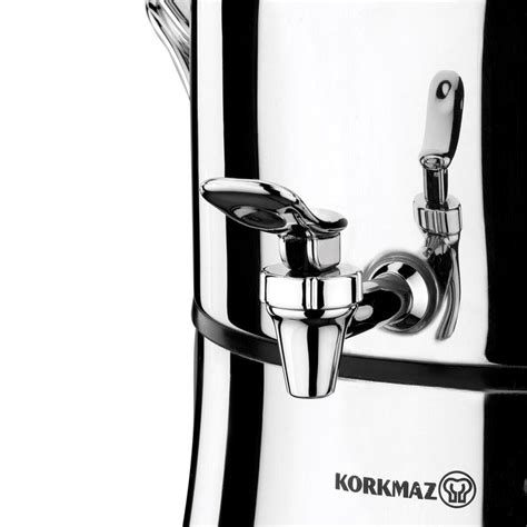 Korkmaz Nosta Mega Inox Krom Elektrikli Semaver A334 Homestar