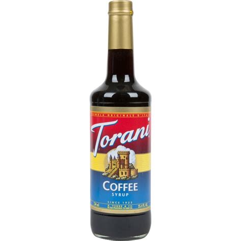 Torani 750 Ml Coffee Flavoring Syrup