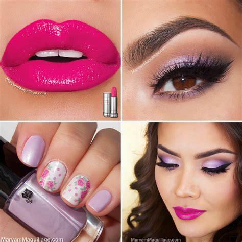 Maryam Maquillage Spring Beauty Trend Lavender Lilac Purple