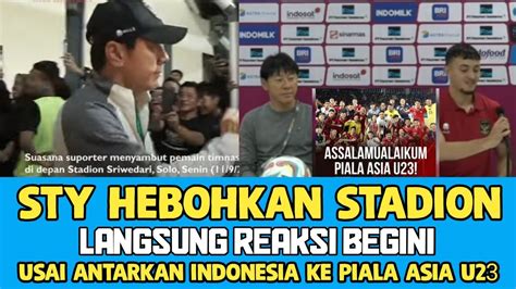 Shin Tae Yong Hebohkan Stadion Langsung Reaksi Gini Usai Bawa