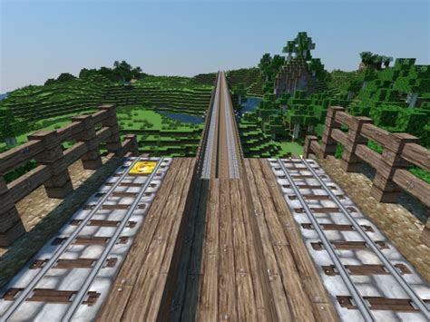 Survival Railroad Railway Railstation Minecraft Project