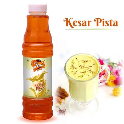 Jeni Kesar Pista Flavoured Sharbat Packaging Size Ml Packaging