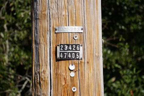 Power Pole Numbers Electricity Free Pictures Free Photos Free