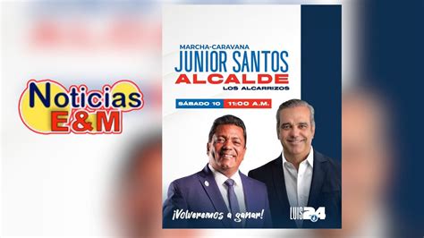 Caravana En Los Alcarrizos En Apoyo Al Candidato A Alcalde Junior