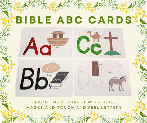 Bible Abc Cards Seeds To Strength Bible School