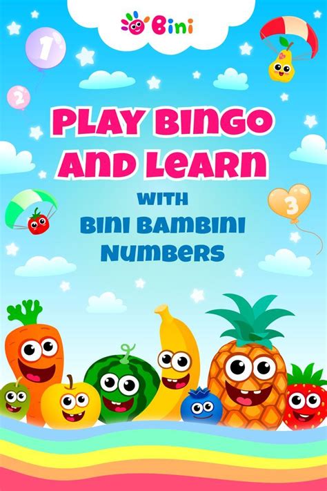 PLAY BINGO AND LEARN WITH BINI BAMBINI NUMBERS | Helping kids, Bingo ...