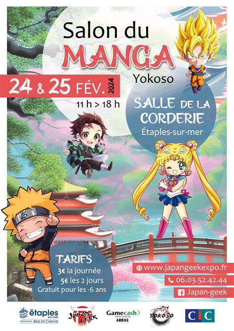 Affiche Salon Du Manga 2024 Web Ville D Etaples Sur Mer