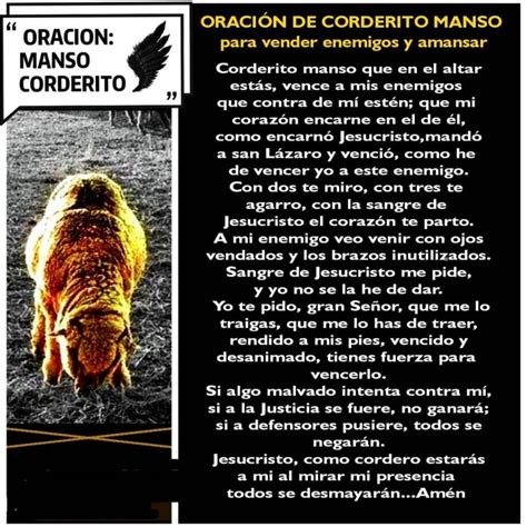 Oracion De Corderito Manso A Comprehensive Guide