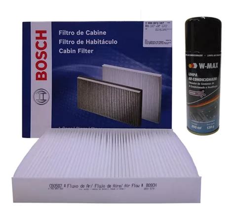 Filtro Ar Condicionado Bosch Higienizador Cobalt Cruze Onix