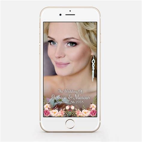 Limited Time Wedding Geofilter Snapchat Geofilter Snapchat Filter