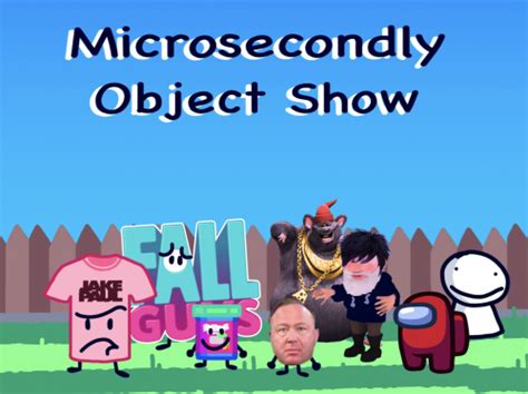 Microsecondly Object Show Tier List Community Rank Tiermaker