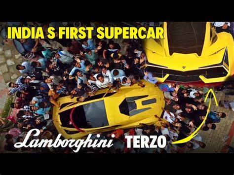 Lamborghini Terzo Reveal India S First Homemade Super Car