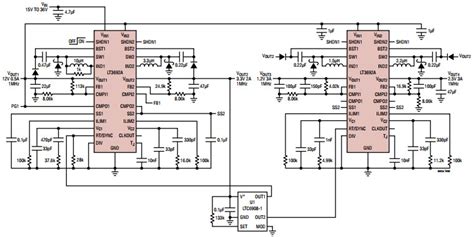 Lt3692atypical Application Reference Design Dc To Dc Multi Output Power Supplies