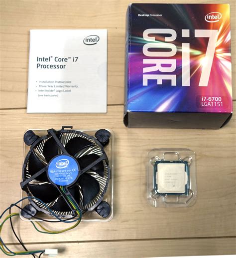 【やや傷や汚れあり】intel Core I7 6700 34ghz Lga1151 Bx80662i76700【中古品】の落札情報詳細