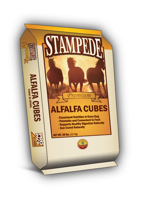 Alfalfa Cubes Stampede Premium Forage Consistently Consistent