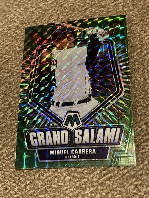 2022 Panini Mosaic Grand Salami Green Mosaic Prizm GS 8 Miguel