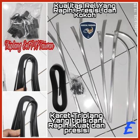 Jual Triplang Set Vespa New Px Taiwan Karet Dek Lantai Vespa Shopee