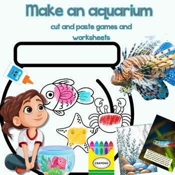 Make an Aquarium Fun Summer Activity Kindergarten Craft by LolliArtDesignes
