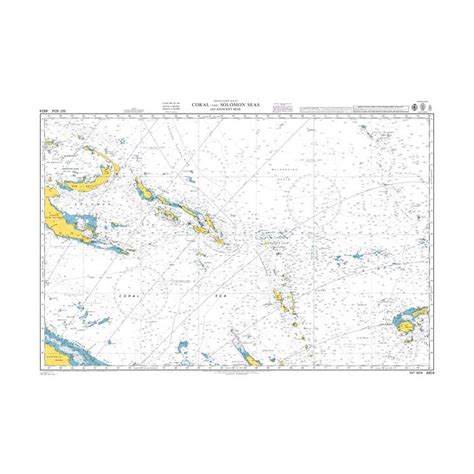 Admiralty Chart 4604 Coral And Solomon Seas And Adjacent Seas Stanfords