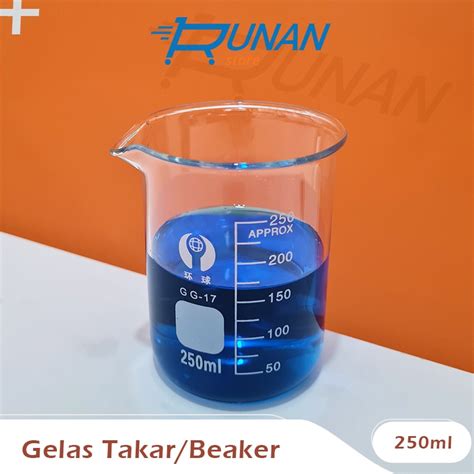 Jual Gelas Takar Ml Gelas Ukur Lab Beaker Glass Measuring Glass