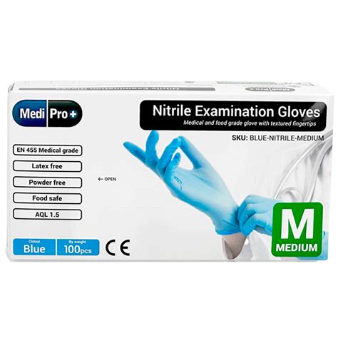 Blue Nitrile Gloves Ccs