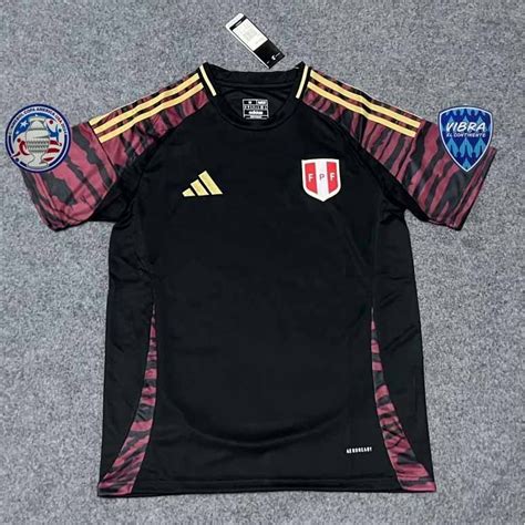 Fans Issue 2024 PERU Away Copa America Soccer Jersey Man Football