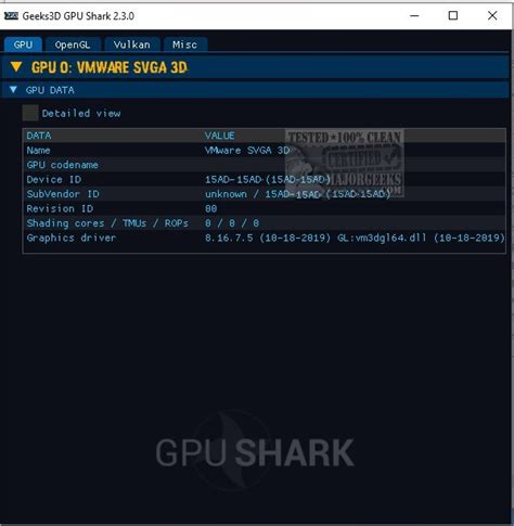 Download GPU Shark II - MajorGeeks