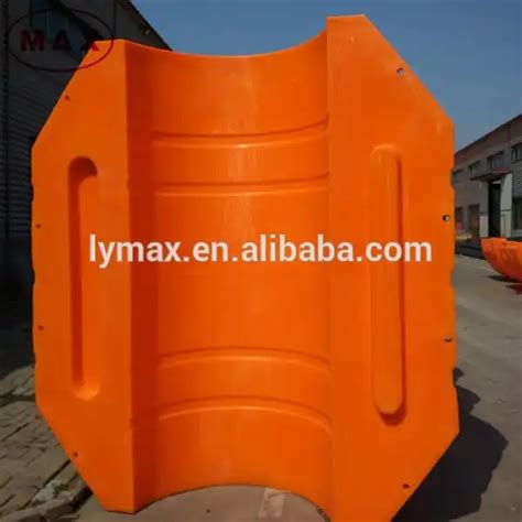 PU Foam Filled Polyurethane Buoyancy Floater For Marine Dredging Hose