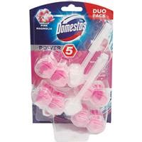 Domestos Toilet Block Pink Magnolia 55g Duo Pack Black Box Product