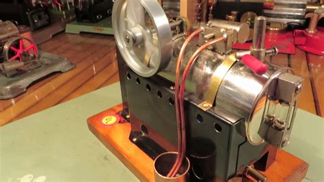 Jensen Model 35 Model Toy Steam Engine Running On Live Steam And Fired