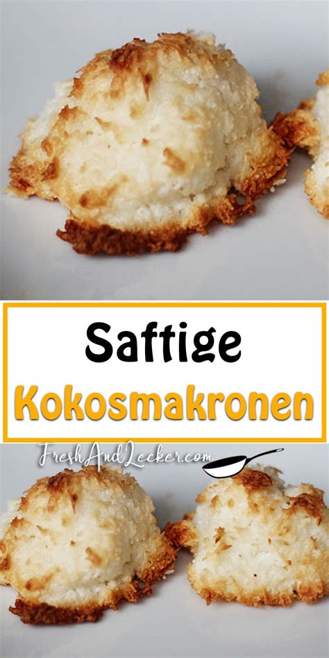 Saftige Kokosmakronen Artofit