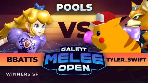 Bbatts Peach Vs Tyler Swift Fox Pikachu Pools Galint Melee