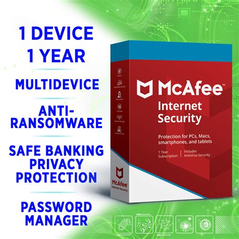 McAfee Internet Security 2023 1 Device 1 Year Multidevice