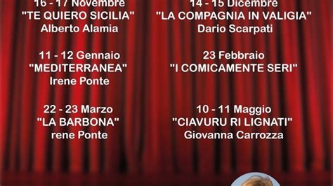 Rassegna Amici In Teatro Al Convento Si Comincia Con Lo Spettacolo