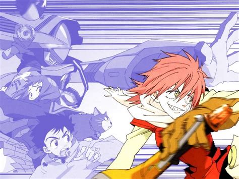 Wallpaper Illustration Anime Cartoon Flcl Haruhara Haruko