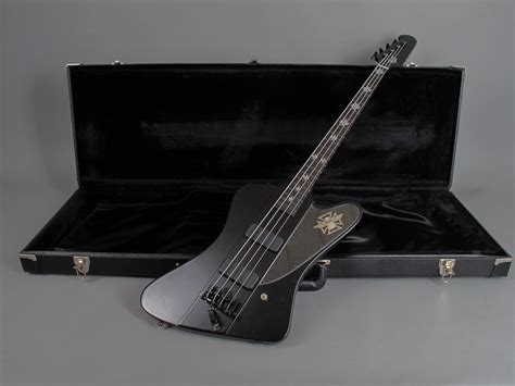 2001 Gibson Nikki Sixx Signature Blackbird Bass Flat Black Guitarpoint