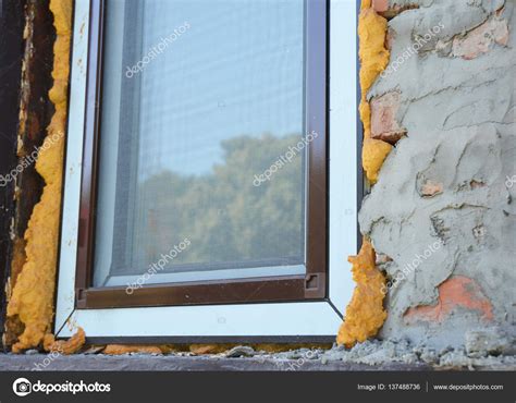 Install Window Insulation Foam You Replace Your Windows You Want Stock Photo by ©thefutureis ...