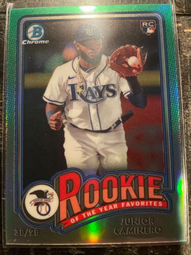 2024 Bowman Chrome Rookie Of The Year Favorites ROY 8 Junior Caminero