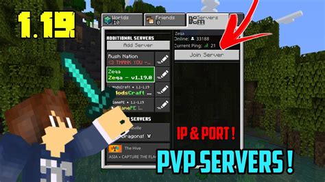 Best PvP Servers For Minecraft Pe PvP Practice Servers For Minecraft