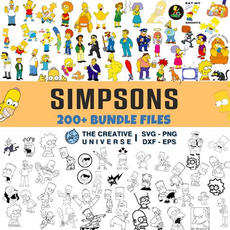 200 Simpsons Svg Bundle Bundle Cartoon Svg 44 Tumblerpng