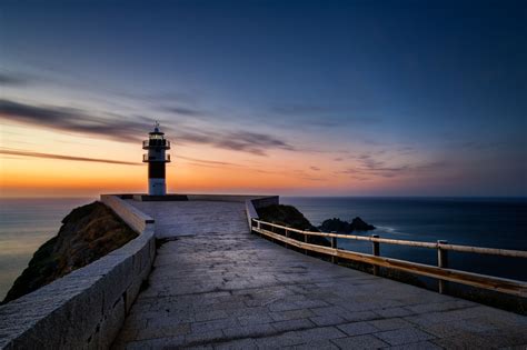 Concrete Lighthouse And Bridge Lighthouse Sky Blue Sea HD Wallpaper