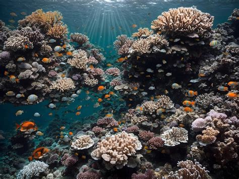 Premium Photo Underwater Coral Reefs Are Diverse Ecosystems Formed By