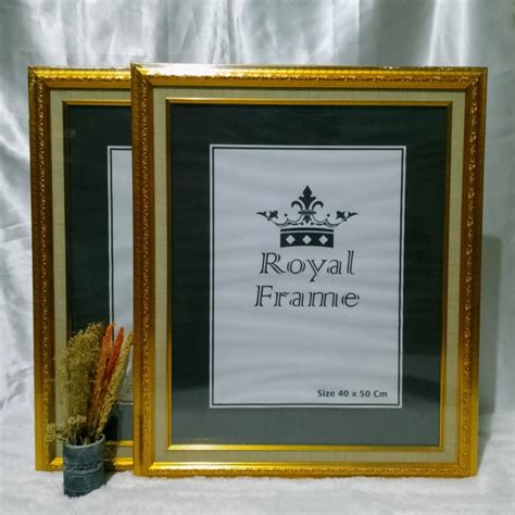 Jual Bingkai Figura Frame R X Cm Linen Double List