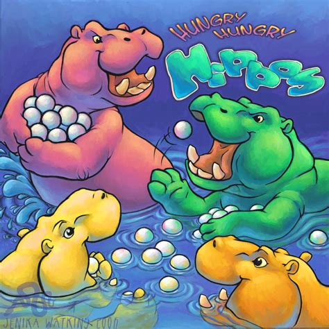 Hungry Hungry Hippos By Jwatkins On Deviantart