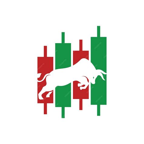 Premium Vector Bullish Trader Logo Forex Bull Logo Design Template