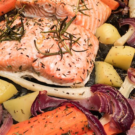 Lachs Mit Gem Se Vom Blech Kinderleicht Und So Lecker Glutenfreie