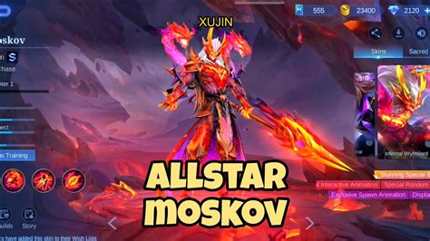 Skin Allstar Moskov Infernal Wyrmlord Entrance Mobile Legends New Music