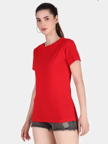 Half Sleeve Ladies Plain T Shirt Casual Wear At Rs 130 Piece In New