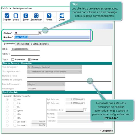 ¿cómo Generar Los Clientes Y Proveedores A Partir Del Rep